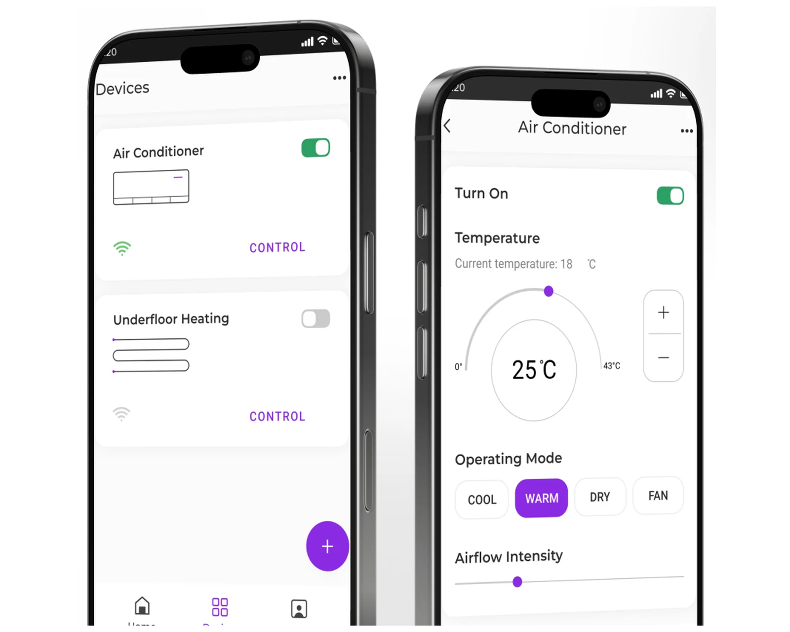 Mobile climate control app case study cover