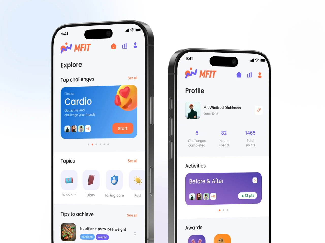 MFIT fitness app case study cover