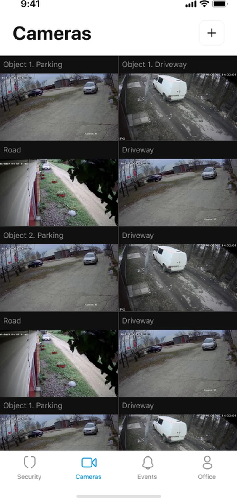Grom Security Android video integration — Kotlin Jetpack Compose embedded camera feeds with role-gated access