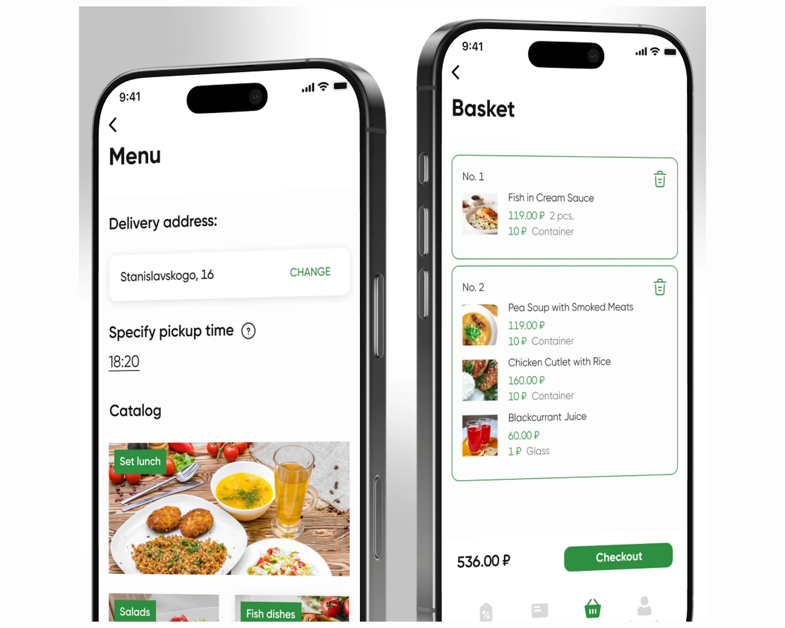 Vilka-Lozhka restaurant ordering app case study cover